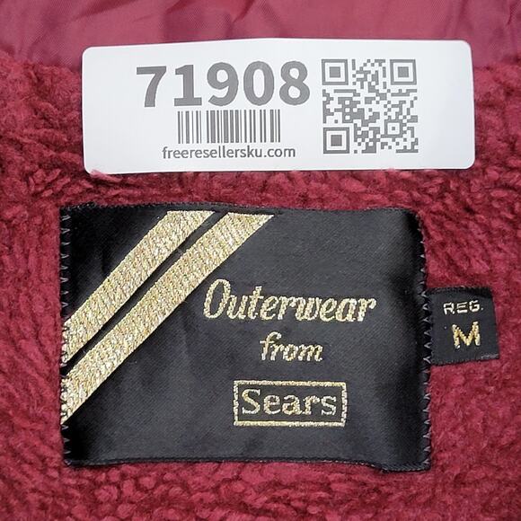 Vintage 70s MOD Jacket Medium 22x27 Sherpa-Lined - Picture 6 of 11